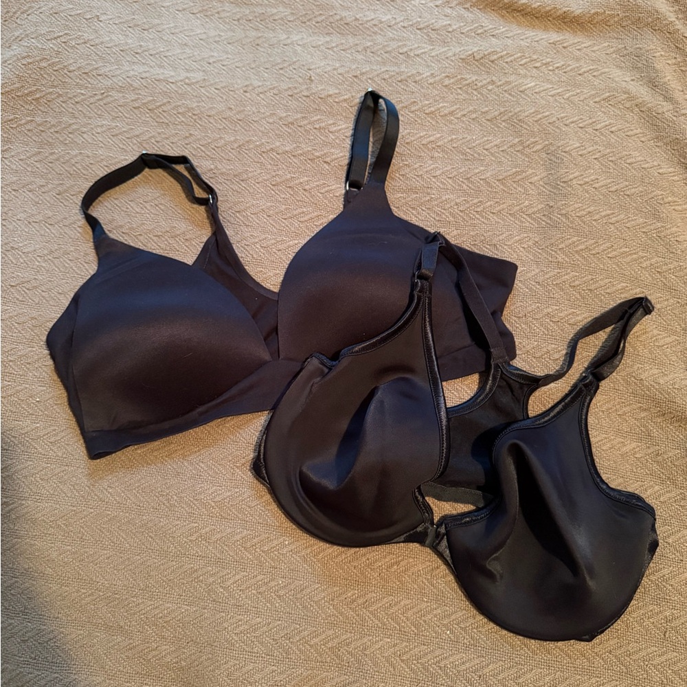 Aerie and Victoria’s Secret Black Comfort Bras Bundle